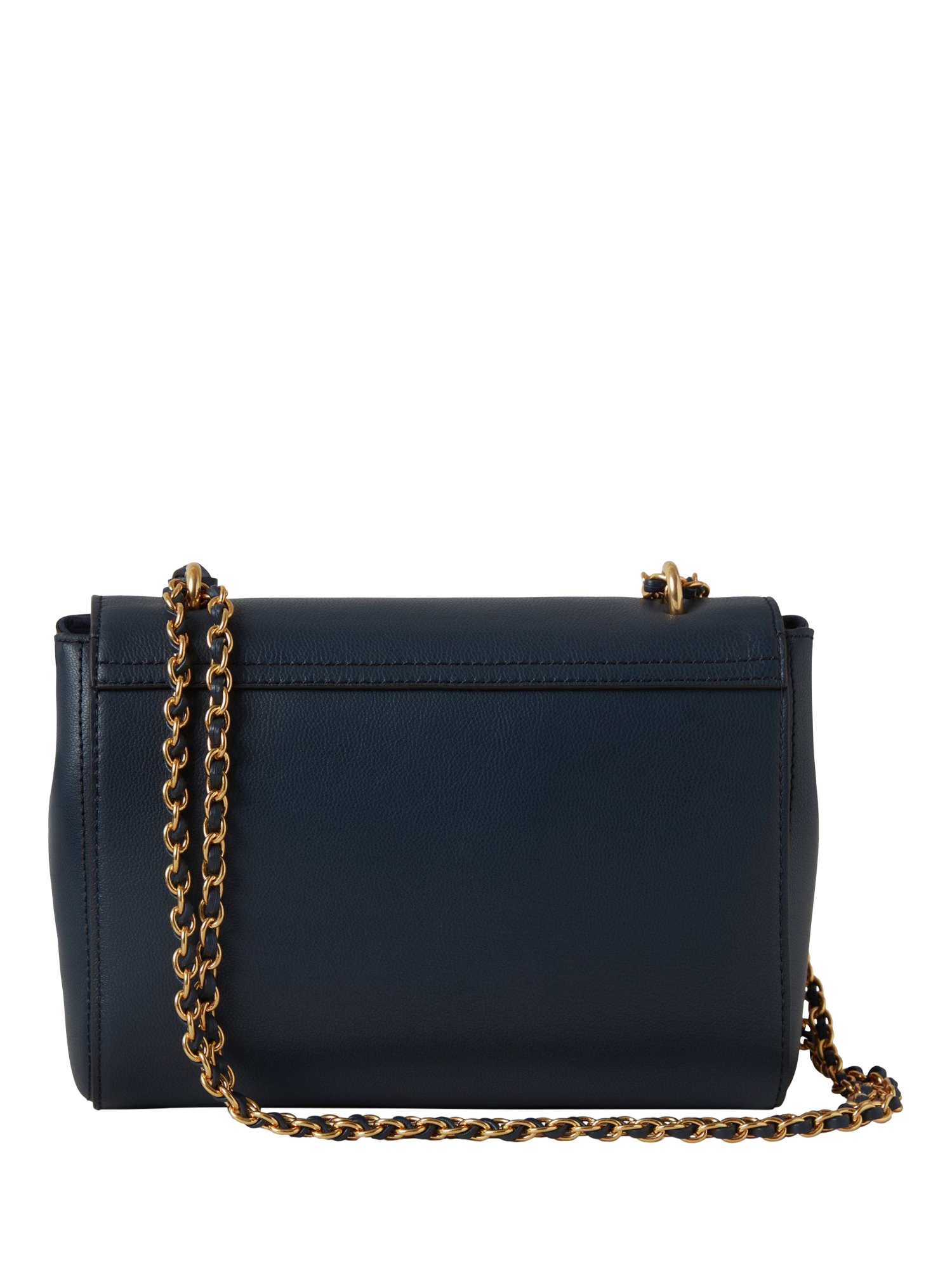 Product image 3 of 5, which shows Mulberry Lily Micro Classic Grain Leather Shoulder Bag, Night Sky