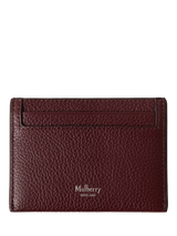 Mulberry Small Classic Grain Leather Zipped Credit Card Slip