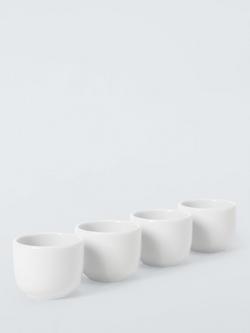 John Lewis Dine Porcelain Egg Cup, Set of 4, White, Multi