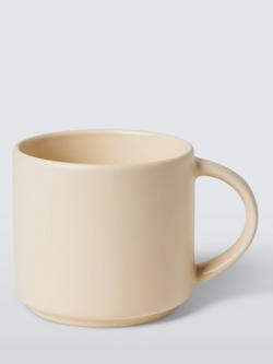 John Lewis ANYDAY Stoneware Mug, Set of 4, 370ml - view 2, Cream