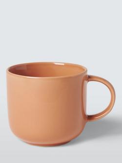 John Lewis ANYDAY Stoneware Mug, Set of 4, 370ml - view 2, Orange