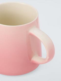 John Lewis Ombre Stoneware Mug, 350ml - view 2, Pink