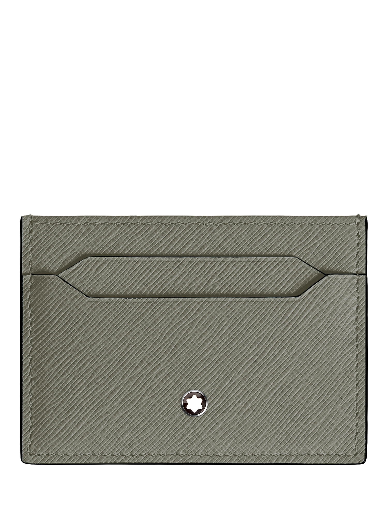 Montblanc Sartorial Leather Cardholder, Medium Grey