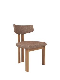 John Lewis Aksel Dining Chair, Oak Leg, Kiln
