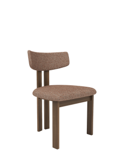 John Lewis Aksel Dining Chair, Walnut Leg, Kiln