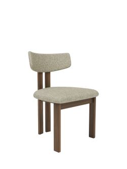 John Lewis Aksel Dining Chair, Walnut Leg, Noble