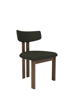 John Lewis Aksel Dining Chair, Walnut Leg, Fern