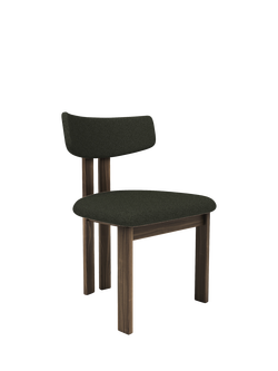 John Lewis Aksel Dining Chair, Smoked Oak Leg, Fern