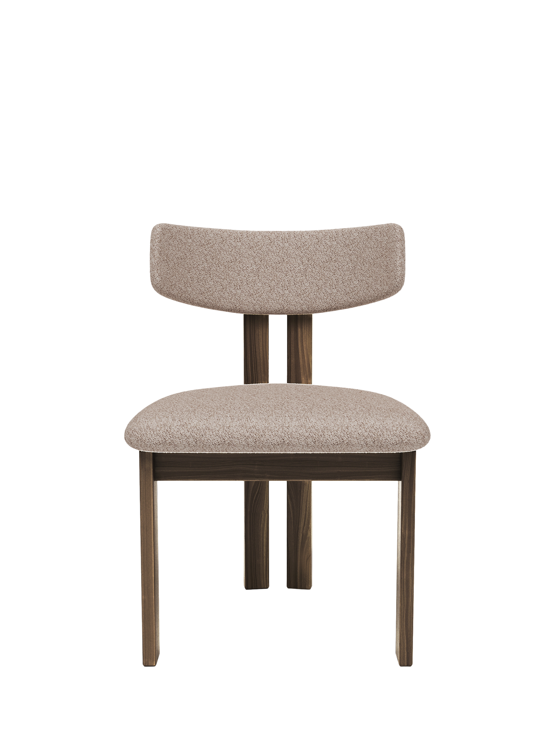 John Lewis Aksel Dining Chair Smoked Oak Leg Everest Fern