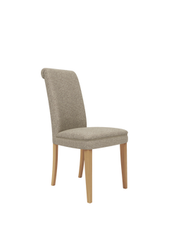John Lewis Emily Dining Chair, Oak Leg, Cervo Biscuit