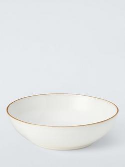 John Lewis X Deliciously Ella Stoneware Cereal Bowl, 16cm, White, Multi Multi