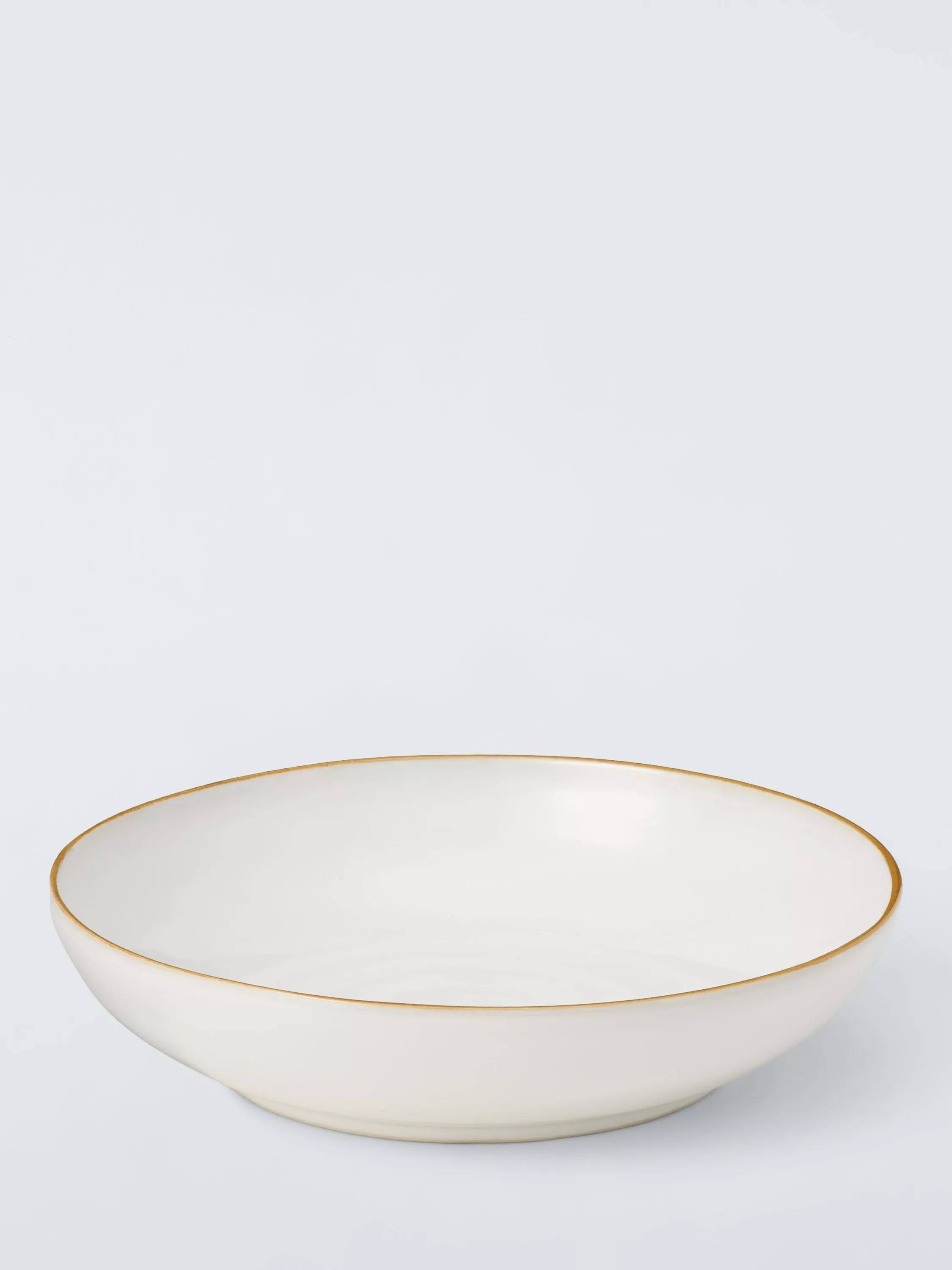 John Lewis X Deliciously Ella Stoneware Pasta Bowl, 24cm, White