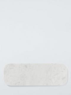John Lewis Long White Marble Serving Board