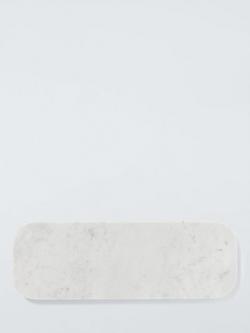 John Lewis Long White Marble Serving Board, White