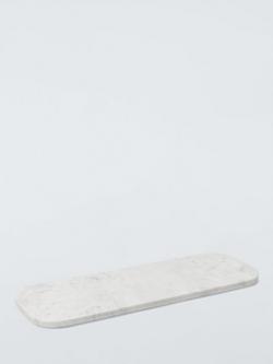 John Lewis Long White Marble Serving Board - view 2, White
