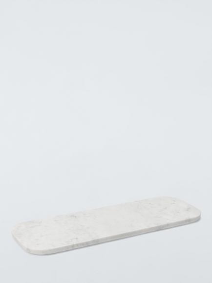 John Lewis Long White Marble Serving Board - view 2, White