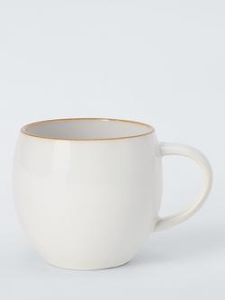 John Lewis X Deliciously Ella Stoneware Mug, 380ml, White, Multi Multi
