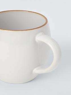 John Lewis X Deliciously Ella Stoneware Mug, 380ml, White - view 2, Multi Multi