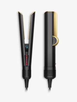Dyson Airstrait™ Hair Straighteners, Onyx/Gold, Onyx/Gold