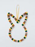 John Lewis Hanging Pom Pom Bunny Decoration
