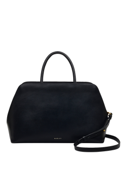Radley Liverpool Street Leather Medium Grab Bag, Black
