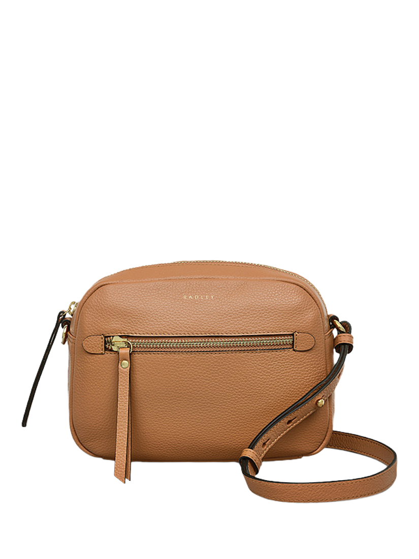 Radley Gordon Road Leather Cross Body Bag Dark Butter