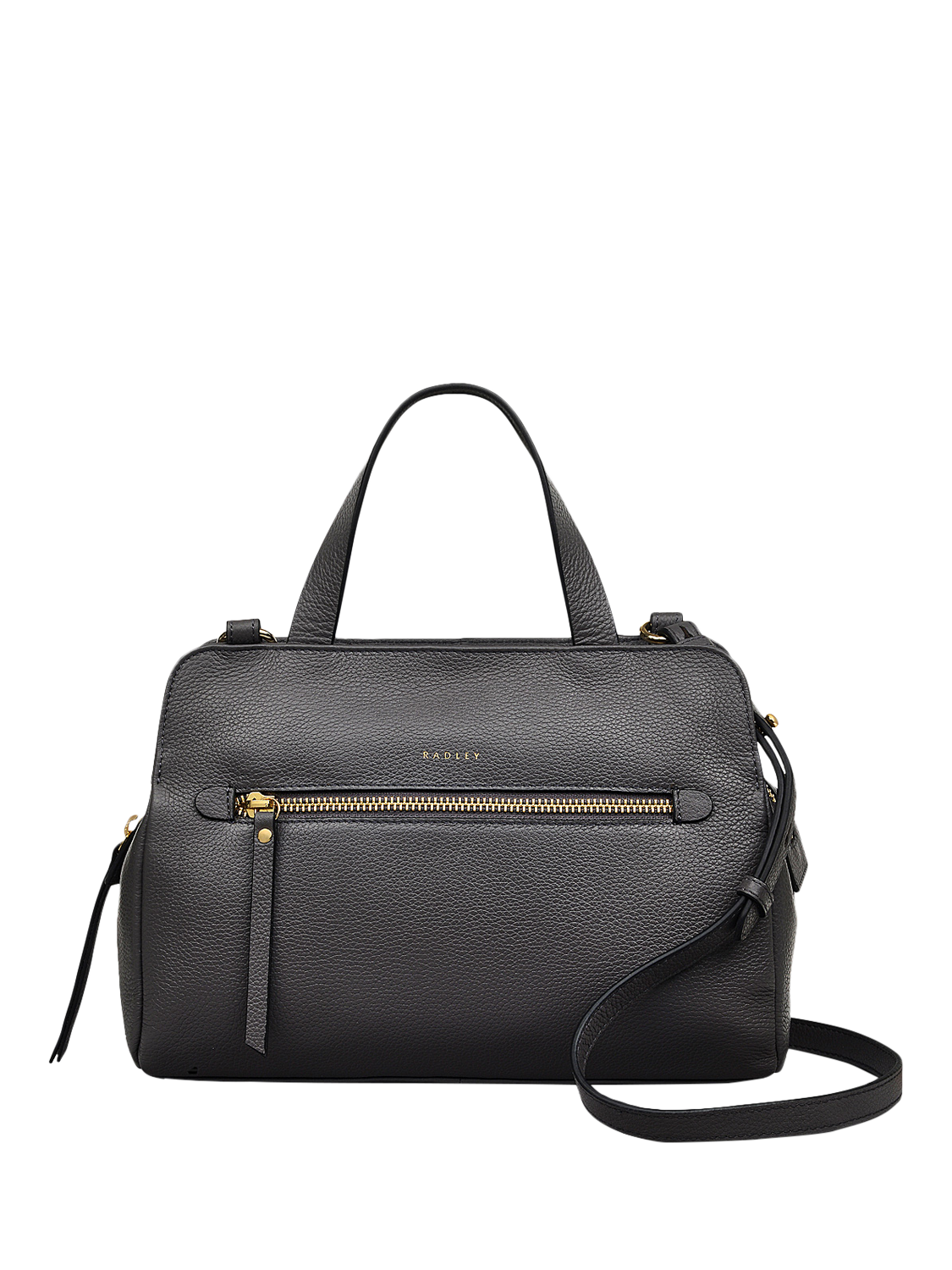 Radley Gordon Road Grained Leather Grab Bag, Thunder