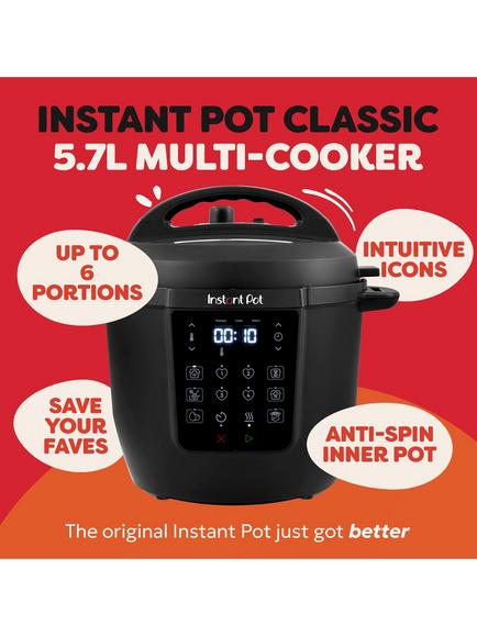 Instant Pot Multi Cooker, 5.7L, Black - view 2, Black