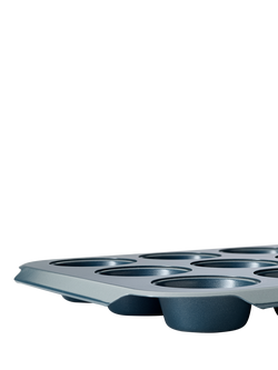 Joseph Joseph Nest Bake Carbon Steel Non-Stick Muffin Tray, 12 Cup - view 2, Blue