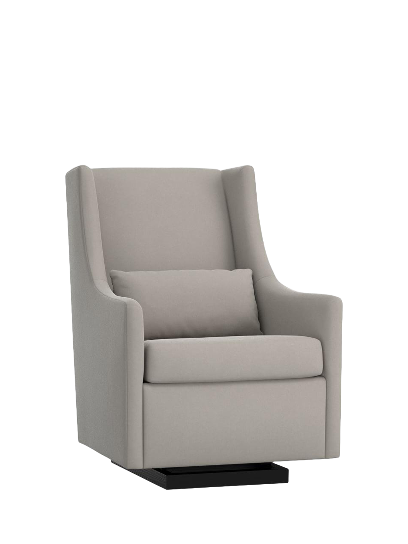 Pottery Barn Kids Graham Gliding Chair Velvet Dove Grey