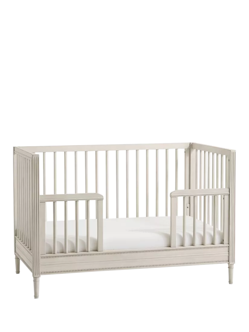 Pottery Barn Kids Harlow Cot Guard Rail Antique Gray