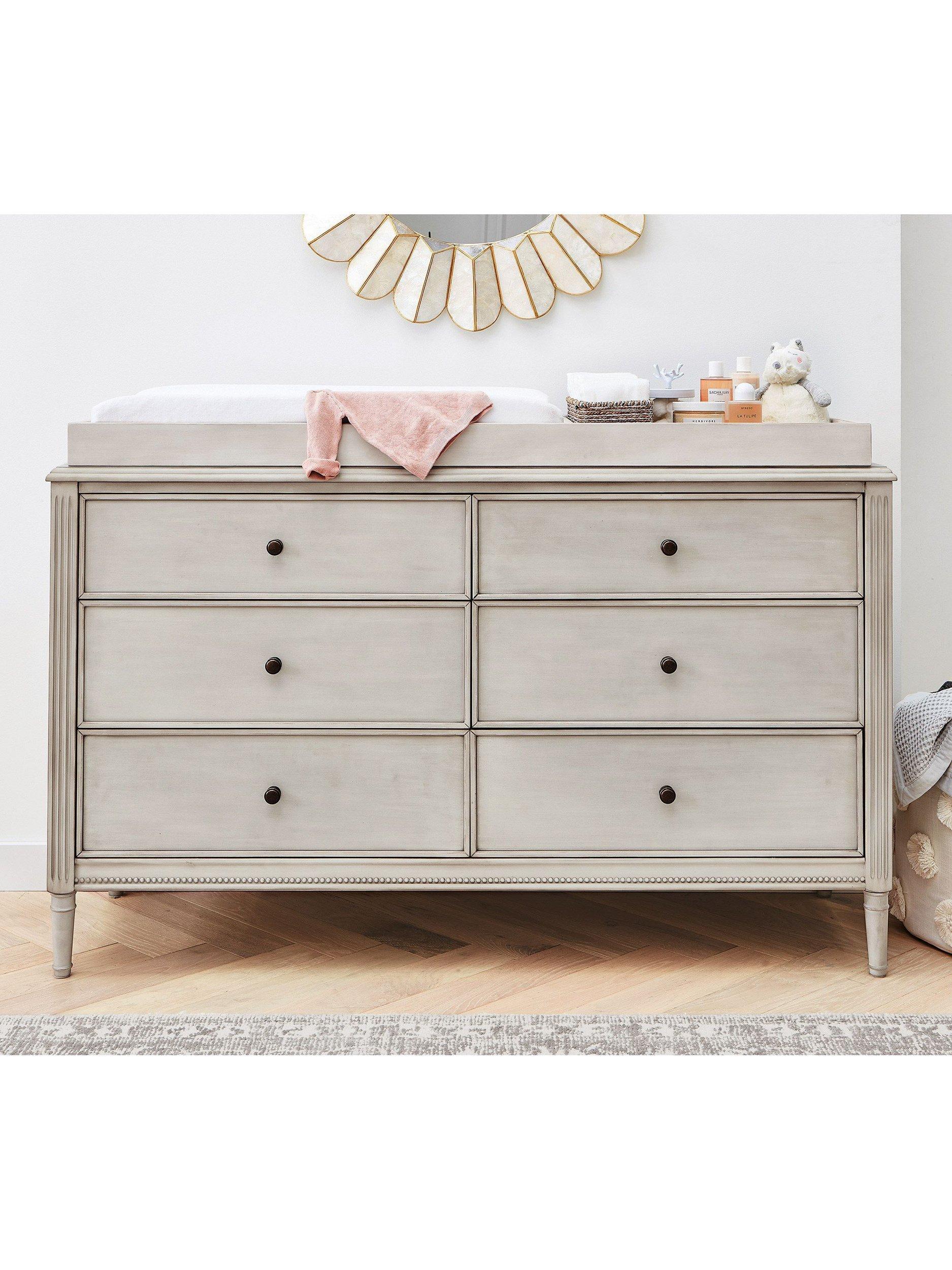 Pottery Barn Kids Harlow Nursery 6 Drawer Wood Chest of Drawers with