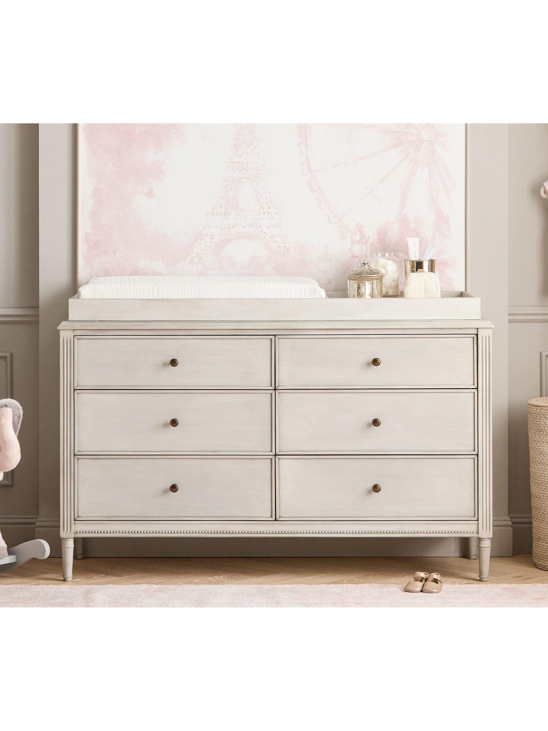Pottery Barn Kids Harlow Nursery 6 Drawer Wood Chest of Drawers with