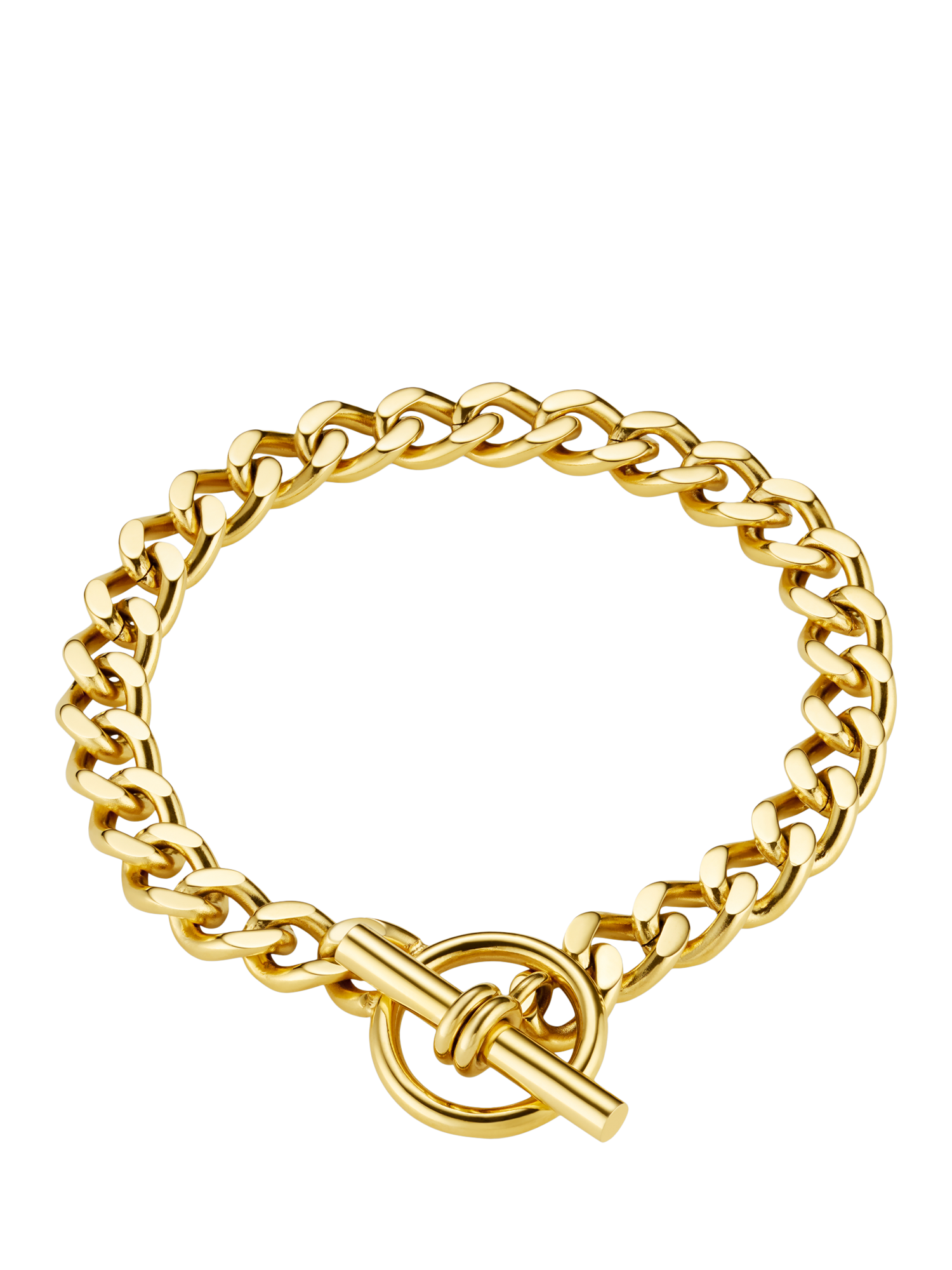 Orelia LUXE Flat Curb Chain Bracelet