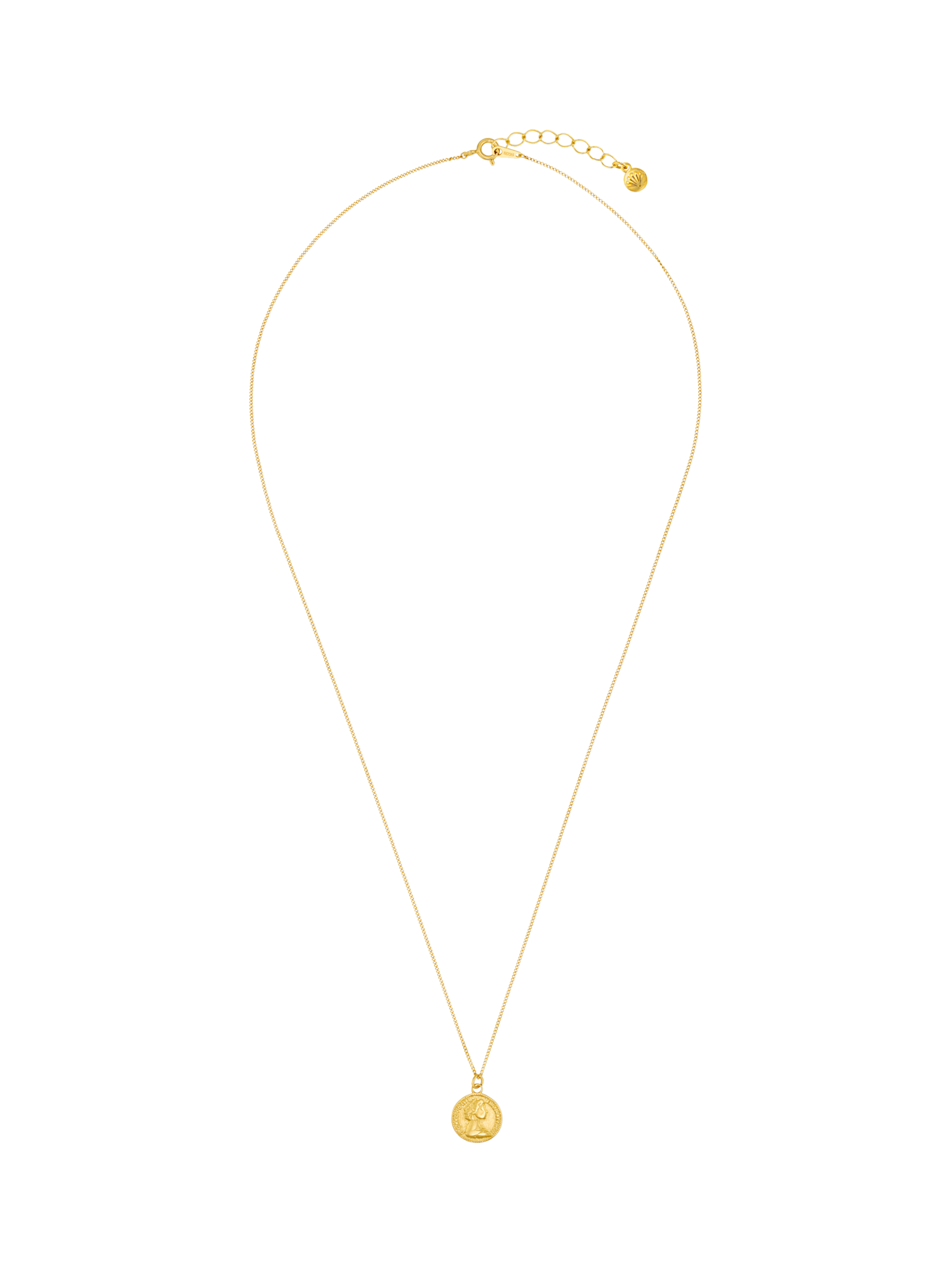 Orelia LUXE Coin Pendant Necklace