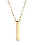 Orelia Men's Solid Bar Pendant Necklace