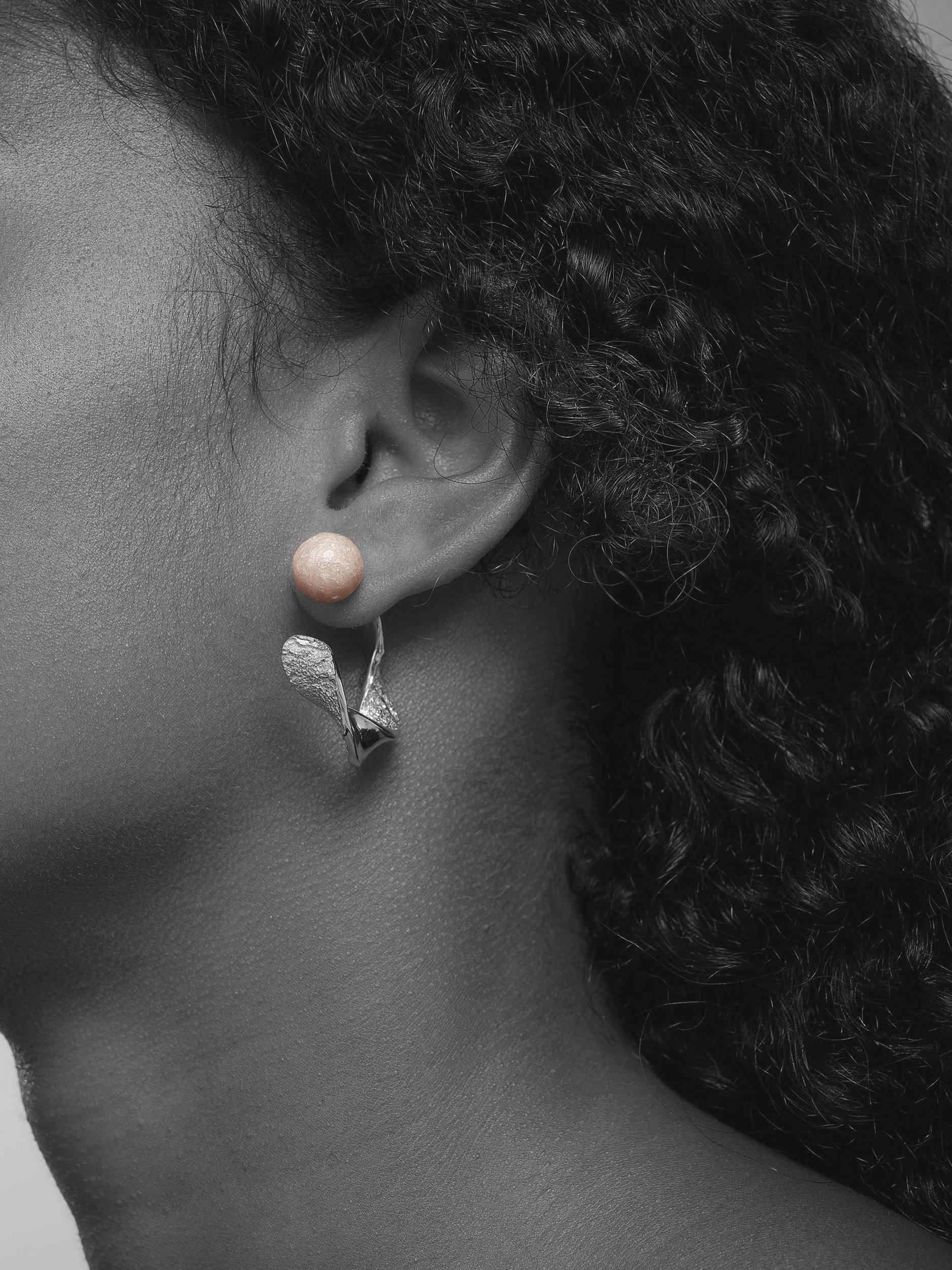 Product image 4 of 7, which shows Tutti Convent 20th Anniversary Twisted Hoop Earrings, Gold