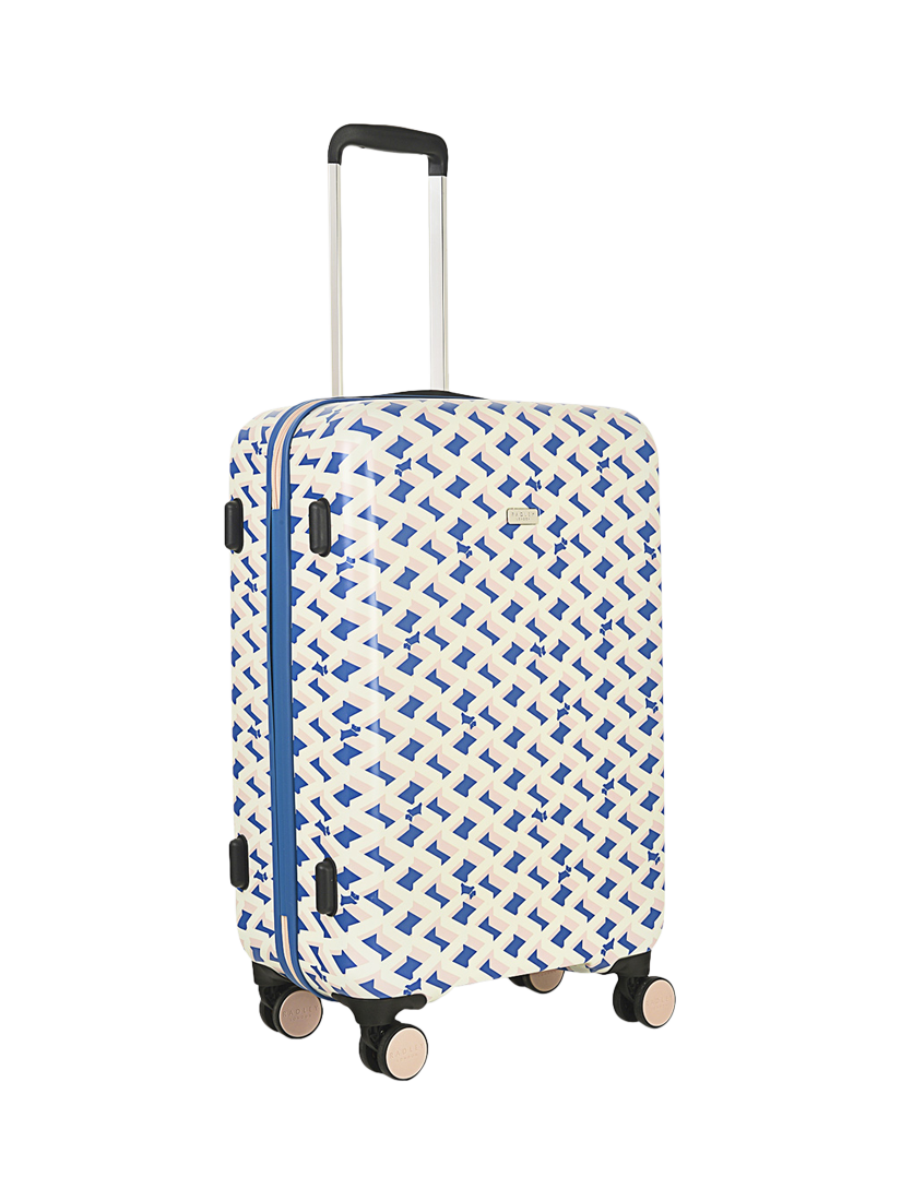 Radley Optic 4 Wheel Medium Suitcase Sapphire Multi