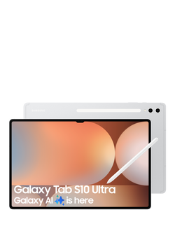 Samsung Galaxy Tab S10 Ultra Tablet with Bluetooth S Pen, Android, 16GB RAM, Galaxy AI, 1TB, Wi-Fi, 14.6", Platinum Silver