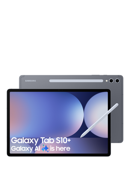 Samsung Galaxy Tab S10+ Tablet with Bluetooth S Pen, Android, 12GB RAM, Galaxy AI, 256GB, Wi-Fi, 12.4", Moonstone Blue