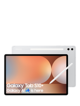 Samsung Galaxy Tab S10+ Tablet with Bluetooth S Pen, Android, 12GB RAM, Galaxy AI, 512GB, Wi-Fi, 12.4", Platinum Silver