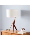 west elm Caldas Wood Table Lamp, Light Brown