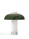 west elm Cleo Domed Table Lamp, Mid Green