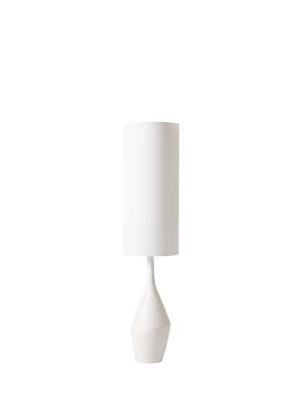 west elm Asymmetry Ceramic Floor Lamp, White - view 2, White White
