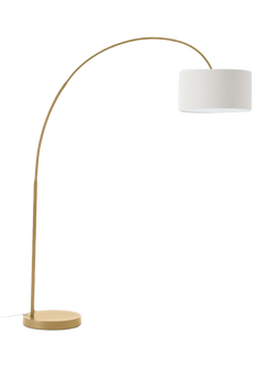 west elm Overarching Floor Lamp, White, White White