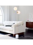 west elm Sphere + Stem Floor Lamp, White