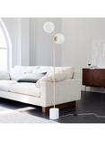 west elm Sphere + Stem Floor Lamp, White