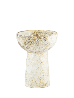 nkuku Anjuna Glaze Bowl, Large, White Multi White