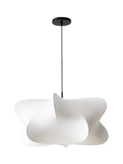 west elm Cirrus Pendant Ceiling Light, White - view 2, White White