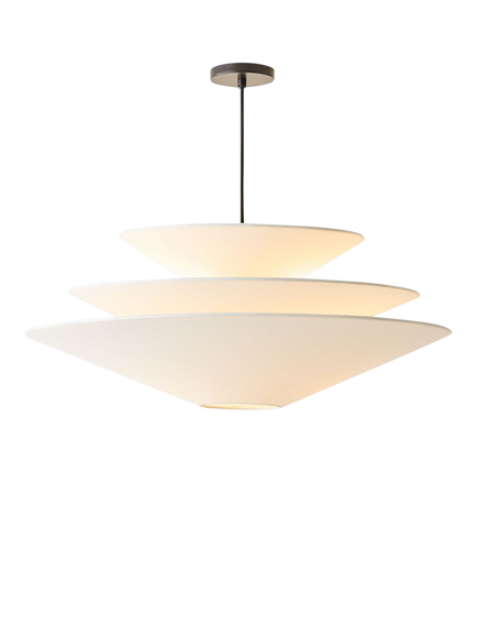 west elm Gull Pendant Ceiling Light, White, White White